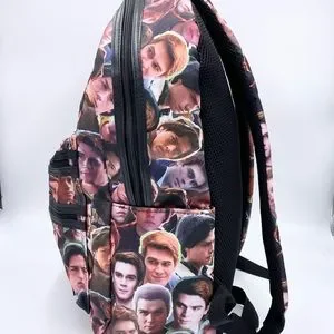NEW Riverdale Archie & Jughead Double Zipper Pocket Backpack Hot Topic Exclusive Riverdale Archie & Jughead Double Zipper Pocket Backpack Hot  main image 3